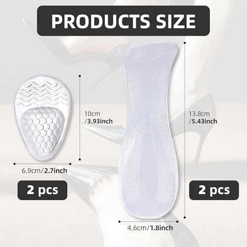 Plantillas de Gel para Tacones Altos, Soporte para Mujer miniatura 2