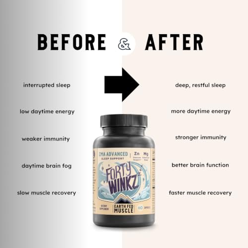 Earth Fed Muscle Forty Winkz ZMA Sleep Support