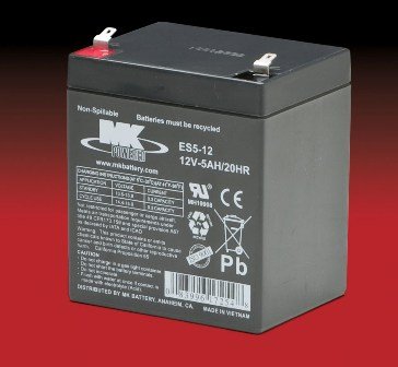 MK Powered ES5-12/12V/5Ah Battery