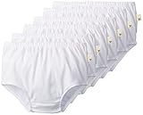 Burt's Bees Baby Girls' Organic Diaper Covers (Pack of 6)