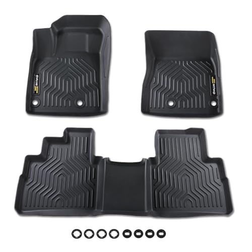 G-PLUS TPE floor mats cargo liner for Nissan Rogue (2021-2025) 3pcs