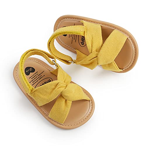 Image of Infant Baby Girls Boys Summer Sandals Premium Unisex Non Slip Rubber Soft Sole Breathable Toddler First Walker Outdoor Beach Shoes