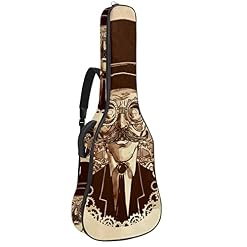 Étui de protection rembourré pour guitare acoustique classique Motif été dessiné à la main, Multicolore 03., 42.9×16.9×4… - Les Beatles, Paul McCartney, John Lennon, RIngo Starr, George Harrison