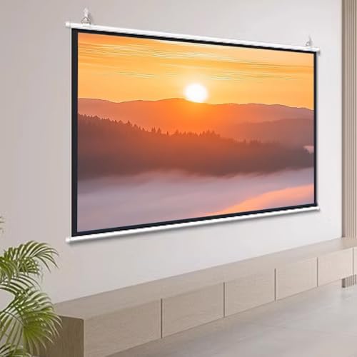 Pantalla para proyector manual 72 pulgadas 16:9