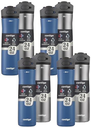Image of Contigo Ashland Chill Water Bottle 24oz (8-Pack)