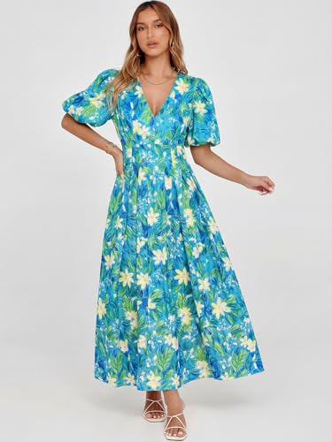 Image of Sissyaki Women's Floral Maxi Dress 2026 Summer Spring Wedding Guest Dress