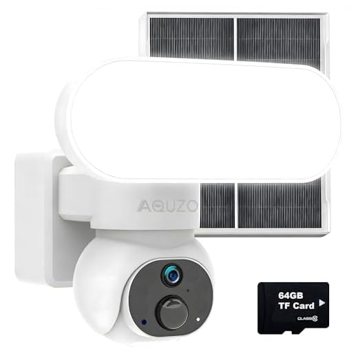 Solar-Powered Floodlight Security Camera