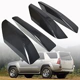 ANTUKO 4PCS Black Plastic Roof Rack Rail End Cover Shell Replacement for 2003 2004 2005 2006 2007 2008 2009 4Runner N210