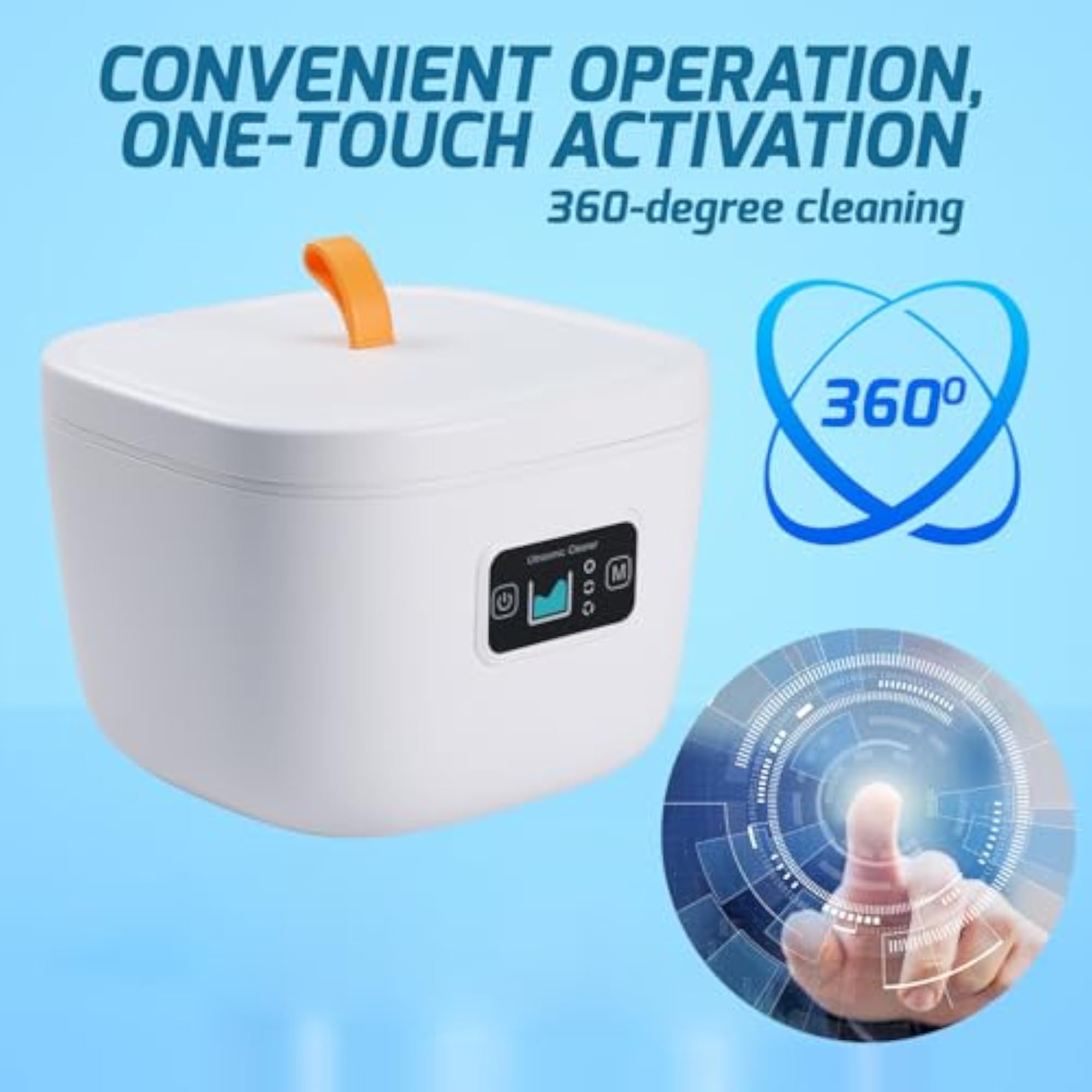Ultrasonic Cleaning Machine, 255ml Capacity