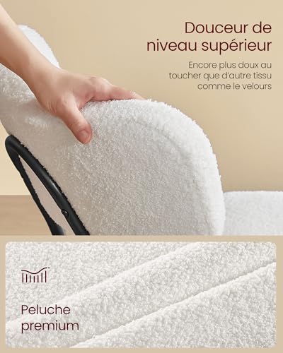 Chaises Salle à Manger Modernes Assise 10 cm VASAGLE