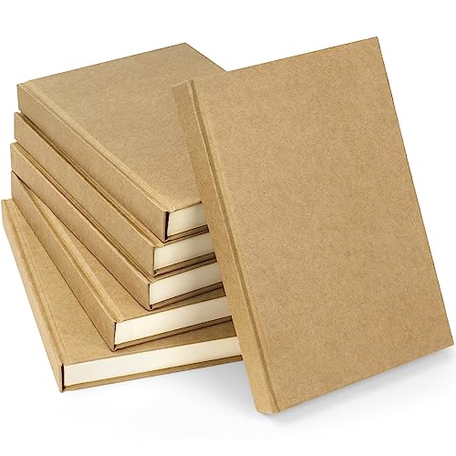 Image of Dynta Hardcover Sketchbook Blank Notebook Bulk 6 Packs Unlined A5 Size 5.7 inchx8.3 inch 120 Sheets /240 Pages Premium Paper Sketch Pad for Drawing Books Art Supplies for Office School Travelers Journal