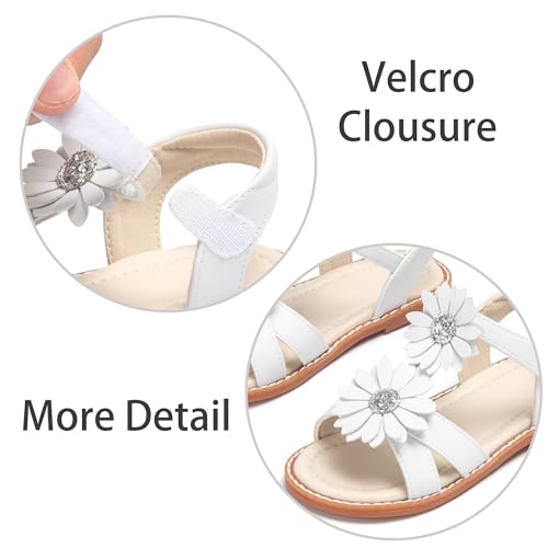Image of ESTINE Girls Sandal Dress Shoe for Toddler /Little Kid Party School Shoe