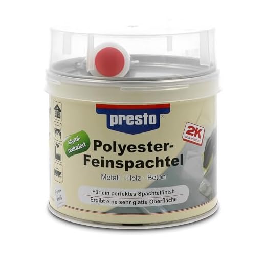 Presto 2K Polyester Feinspachtel 2 Stück á 1000 g