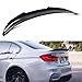 Oasiland Rear Spoiler Compatible with 2012-2018 BMW F30 3 Series & 2014-2019 F80 M3 Sedan, Carbon Fiber Pattern PSM Style Duckbill for 318i 320i 325i 328i 330i 335i 340i, Trunk High Kick Wing Lip