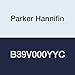 Parker Hannifin B39V000XXC Series B3 Aluminum Pneumatic 4-Way Air Control Valve, Double Remote Pilot, 3-Position (CE), Subbase Valve Less Base