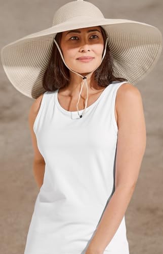 Sombrero femenino amplio protección solar UPF 50+ miniatura 6