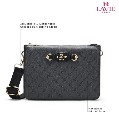 Image of LAVIE PARIS Women's Melvin 5 Compartment Crossbody Sling Bag | Ladies Purse Handbag | Gift for Women