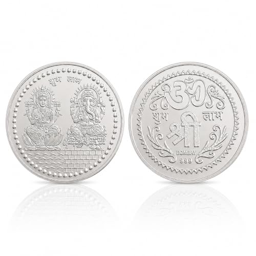 Image of [BIS Hallmark Company] 10 Gram German Silver Coin with Gangajal