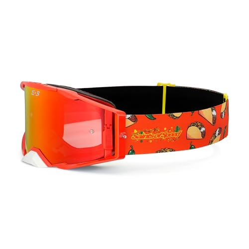 Image of Saints of Speed Anthem Dirt Bike Goggles - Motorcycle Goggles for Motocross, MX, MTB, SXS, Fog & Scratch-Defying, UV Defense