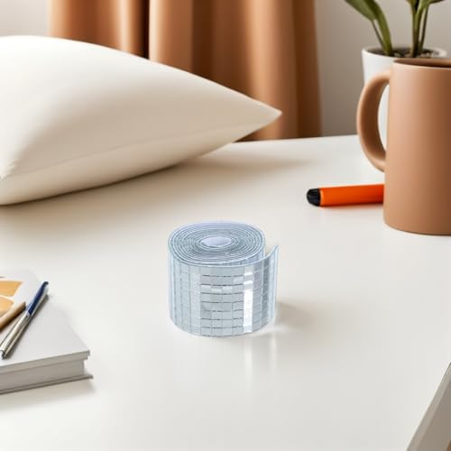 Cinta adhesiva reflectante plata para decorar jarrones y proyectos artísticos 7