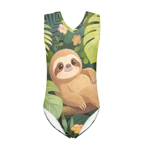Image of Mumeson Girls One Piece Swimsuits Lightweight V-Neck Swimwear Bathing Suits for Little Girls 3-14 Years