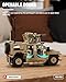 BOOLAKOS OshKosh M-ATV, Military Vehicle Building Blocks, MRAP Brick Sets Army Construction Collectible Display Toy for Adult Gift Giving (418 Pieces)