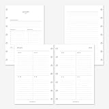 Papier de qualité supérieure : papier lisse de 120 g/m², adapté aux stylos plume avec un minimum de bavures, offrant une expérience d'écriture luxueuse.