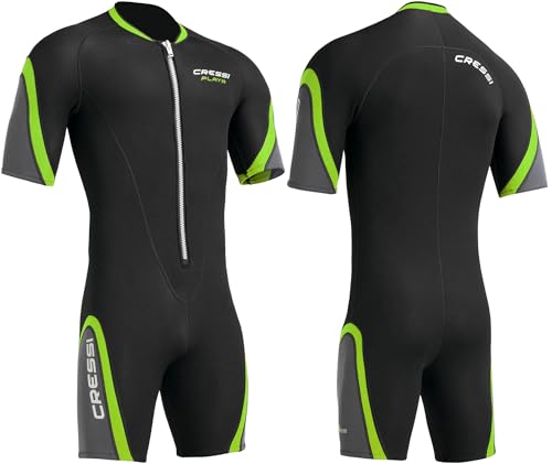 Cressi Playa MAN Shorty Wetsuit Black/Lime 2.5mm L/4
