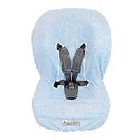 Copri Seggiolino Auto Spugna 100% Cotone - Universale, Antiallergico, Made In Italy, Giallo - Foto 2