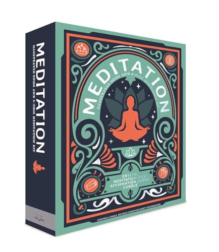 Meditation: Illustrated Guide and 4-Piece Meditation Kit