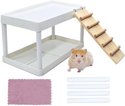 Hamiledyi Hamster Cage Platform Plastic Syrian Hamster Platform w...