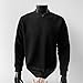 Mens Big and Tall Henley Shirts Fashion Lightweight Long Sleeve V Neck Textured Pullover Sweatshirts Solid Basic Tops Black