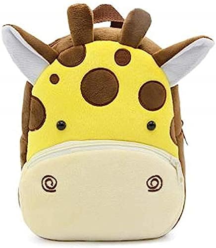 Image of blue tree Cute Boy's and Girl's Plush Bag Medium Quality Full Embroidery Designs Mini Travel Backpack Mango (Mango-Girrafe)