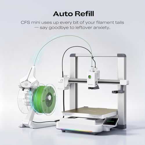 Image of Creality SPARKX i7 Autofill 3D Printer, Auto Filament Load and Refill 500mm /s High Speed Auto-Leveling AI Photo to 3D Printing RGB Light 95% Pre-Assemble Low Noise 260x260x255 mm
