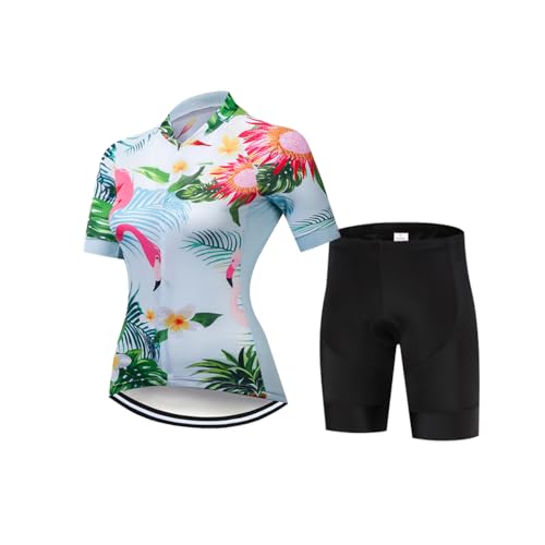 Ensemble de vêtements de cyclisme pour femme fini les irritations avec ce maillot d été léger