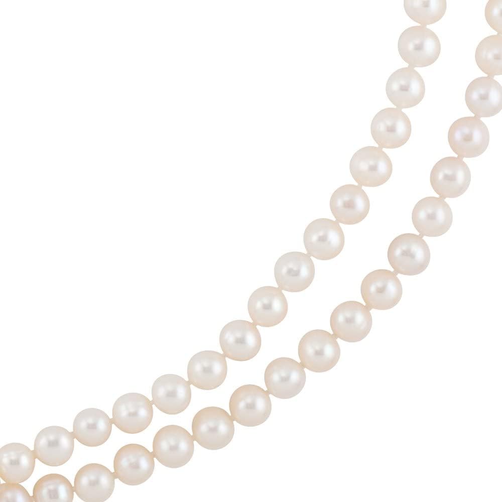 8-9mm Freshwater Cultured Pearl Strand Necklace Fine Jewelry for Women Gifts for Her, 72"