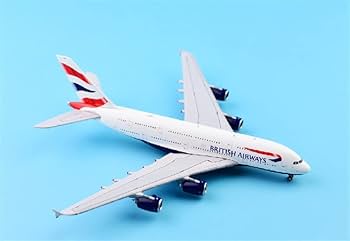 for GeminiJets for British Airways Airbus A380 G-XLED 1:400