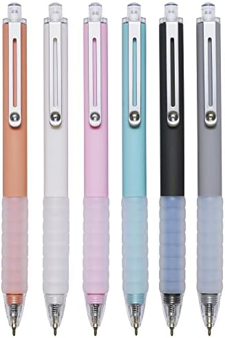 AZGO Ballpoint Pens Black Ink Retractable Pen Ball Point Pen for Journaling Writing Office Pen (6+1 count)