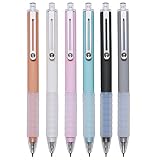 AZGO Ballpoint Pens Black Ink Retractable Pen Ball Point Pen for Journaling Writing Office Pen (6+1