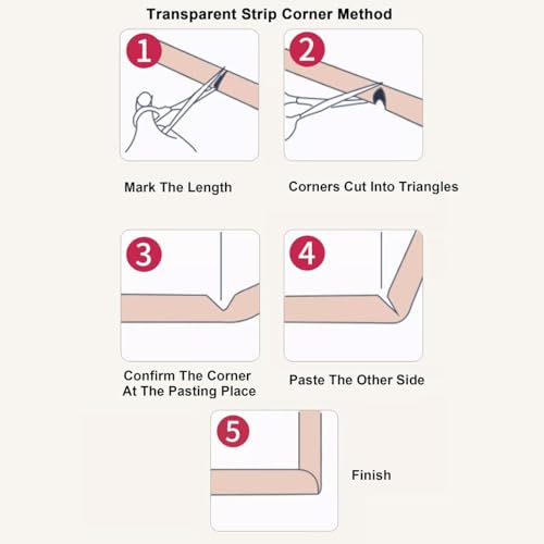 Bande de protection de bord transparente pour éviter les blessures de bébé - 8