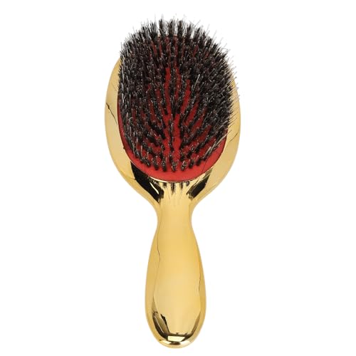 Generic Cepillo de Masaje con Cojín de Aire, Diseño de Peine Ovalado para Cabello Rizado, Liso y Rizado, con Cabezal de Cepillo Suave y Cómodo Masaje del Cuero Cabelludo, Adecuado para (Oro)