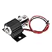 ENGER MANOR Universal Front Brake Line Lock Kit Electric Roll Control Solenoid Hill Holder Set 12 24V DC for Racing Car (Black)