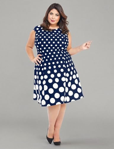 Image of London Times Womens Dresses Cap Sleeve Fit and Flare - Elegant Summer Cocktail Graduation Garden Party Wedding Guest Dress