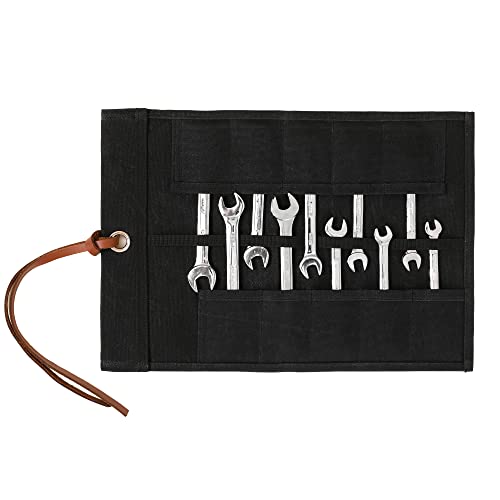 Rouleau à outils de transport en toile pour réparations de voyage