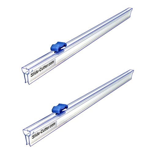 Two (2) Plastic Wrap 24 inch Slide Cutters Stretch Cling Film Cutter Kitchen Food USA Mymicco 17001