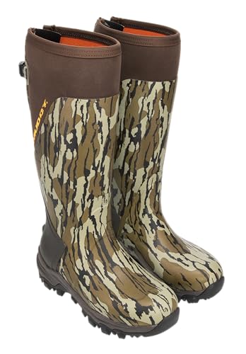 Image of Muddy Men's DV8 17 inch Insulated Knee High Boot, Mossy Oak Bottomlands, 9