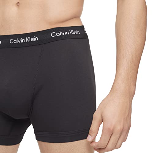 Calvin Klein Men's Cotton Stretch 5-Pack Boxer Brief, 5 Black, XX-Large