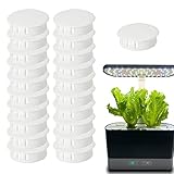Qzbhct 20 Pack Plant Spacer Kit Compatible with AG Garden,Plant Spacer Cover for AG Garden Spacer Caps,for Indoor Hydroponic System, White