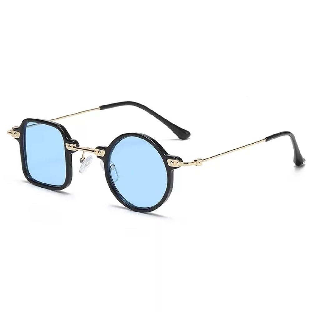 Lunettes de soleil de luxe Steampunk géométriques de créateur - 6