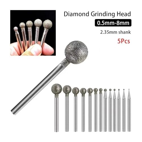 Fresa diamantada redonda 0.5mm para pulir y grabar miniatura 3